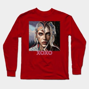 XOXO kisses and hugs (mean girls patchwork) Long Sleeve T-Shirt